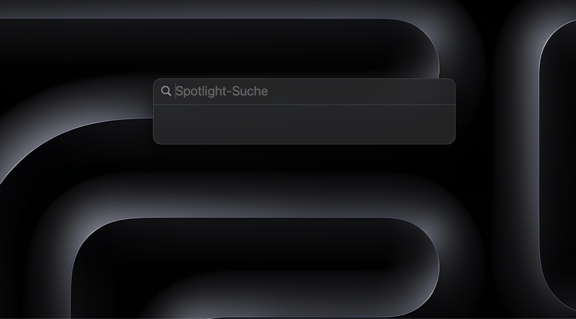 Öffnen Sie die App über das Terminal. Klicken Sie dazu zunächst auf das Spotlight-Symbol in Ihrer Symbolleiste.