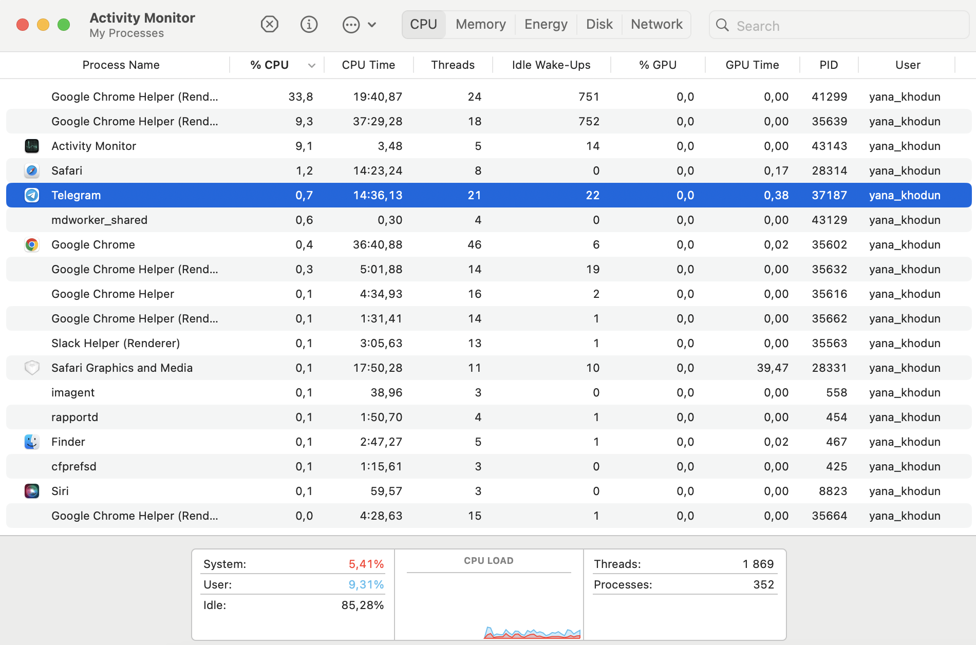 Check for system resource overload by going to Activity Monitor, then look for high CPU, memory, or disk usage, and close heavy apps and processes.