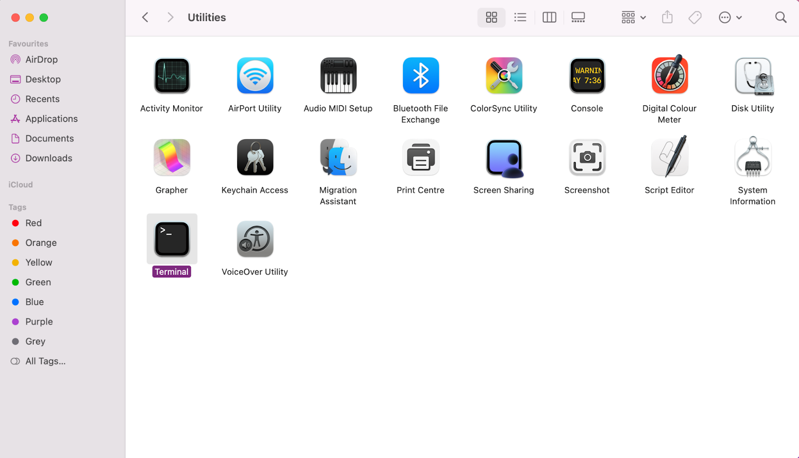 Advanced Mac users could benefit from using a simple terminal command to ensure their Mac stays awake and active even when it's shut. Just go to Finder, look through your Applications and Utilities until you find Terminal.
