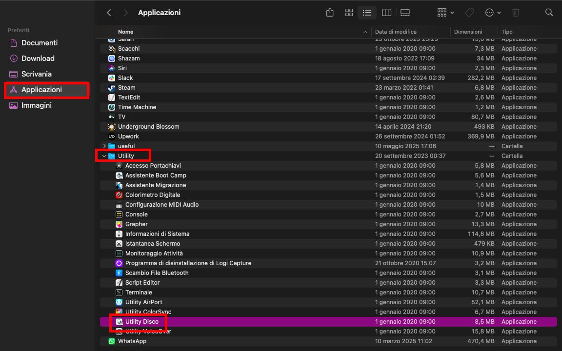 L'esecuzione di S.O.S. con l'aiuto di Utility Disco è un altro strumento di manutenzione che si può eseguire per ottimizzare il Mac dopo l'aggiornamento all'ultima versione di macOS o l'aggiornamento di tutte le app installate.