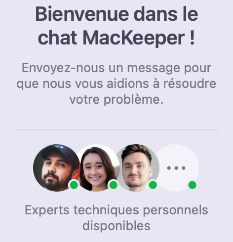 Demandez à l'un de nos experts comment créer une copie bootable de macOS sur clé USB dans un espace de discussion instantanée et attendez les instructions.