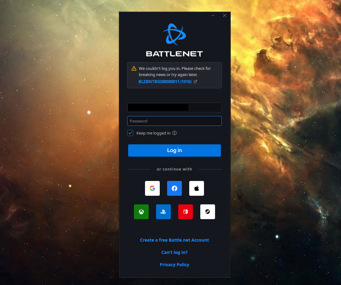 Inside your Windows virtual machine on Parallels Desktop, sign in to your Battle.net account and install Overwatch from the game library.