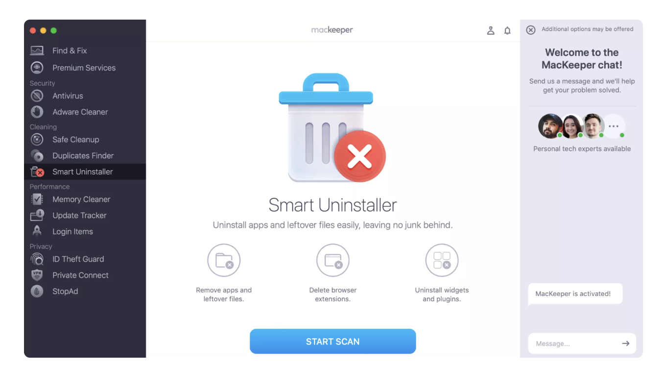 Play Xbox games on your Mac with an optimal experience by clearing out space using Smart Uninstaller. Go to Cleaning > Smart Uninstaller in the MacKeeper app, and select Start Scan.