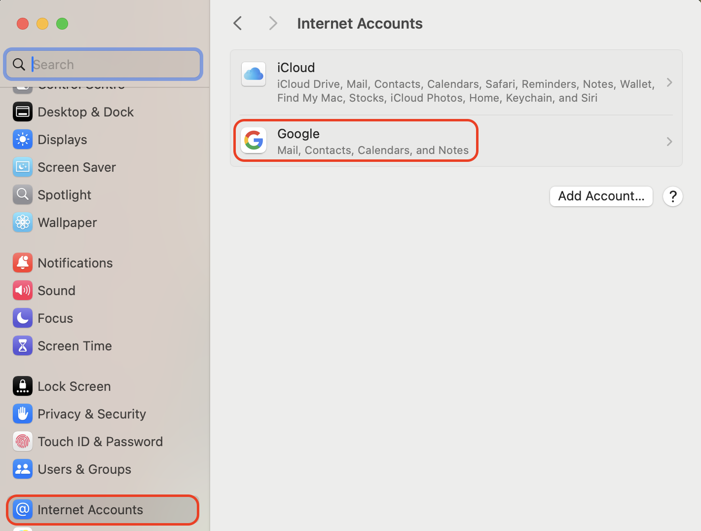 Open System Settings, navigate to Internet Accounts, and sign out of all connected Mail accounts to prevent syncing issues after deletion.