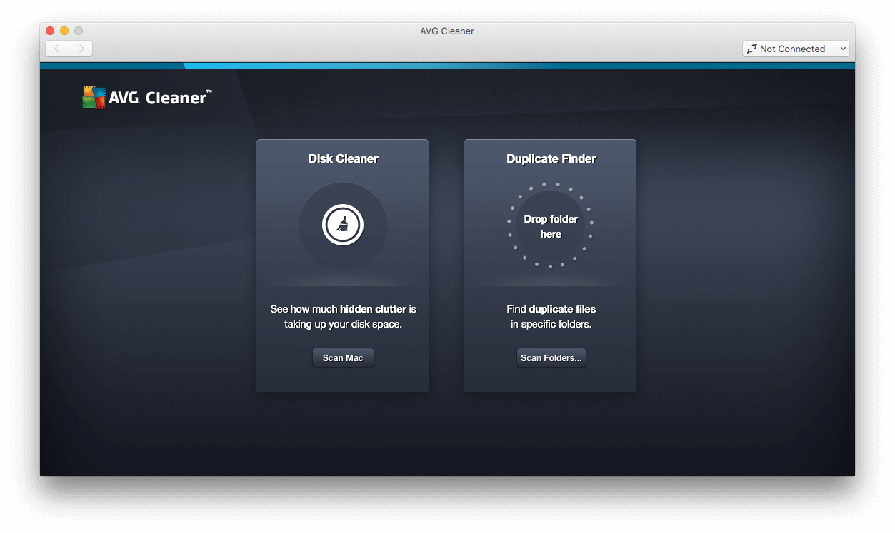 Start scanning your Mac for duplicates across different folders, including duplicate pictures, documents, videos, and music files, launch AVG Cleaner, choose the Duplicate Finder option, and click Start Scan.