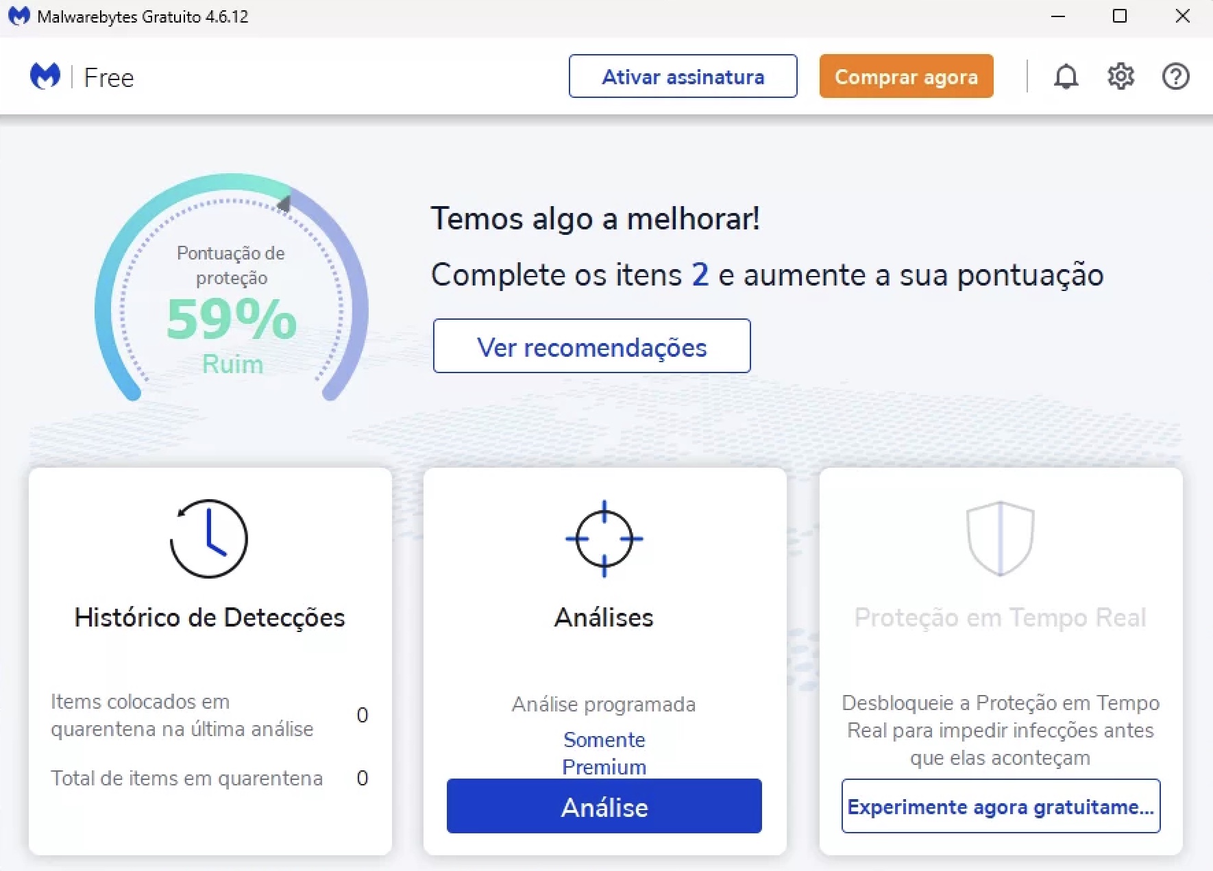 O Antivirus Malwarebytes protege dispositivos com macOS, iOS, Windows e Android. A proteção em tempo real está disponível apenas na versão Premium.