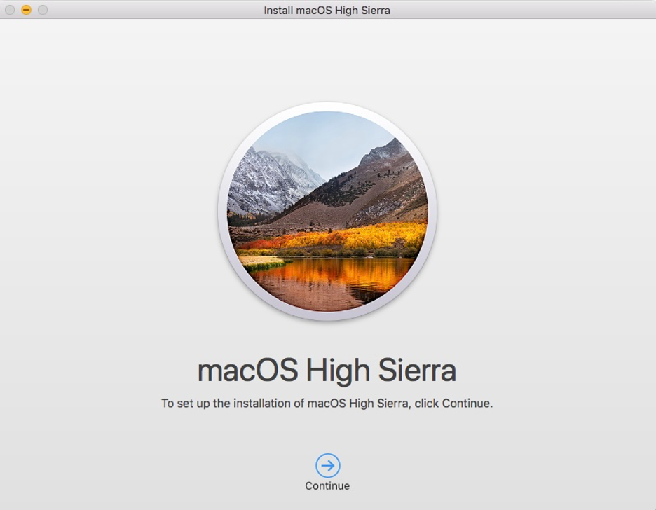 To reinstall macOS High Sierra on your MacBook, follow the onscreen instructions in the macOS installer.