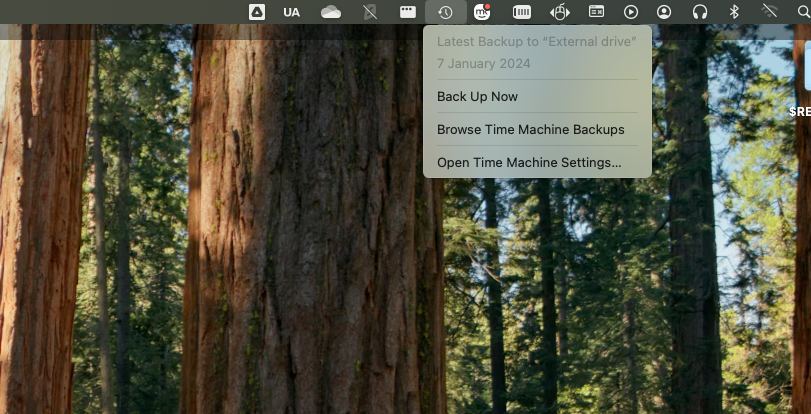 If you're using Time Machine, it will take regular snapshots of your Mac, so you can restore to an earlier time, if you need to. Select this option from the menu bar. If you're using Time Machine, it will take regular snapshots of your Mac, so you can restore to an earlier time, if you need to. Select this option from the menu bar.