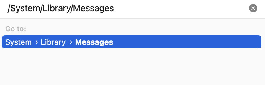 Alt title: To clear your iMessage cache manually, you'll need to use Finder. Here, you can press Command + Shift + G and then enter  /System/Library/Messages, before hitting the Enter key.