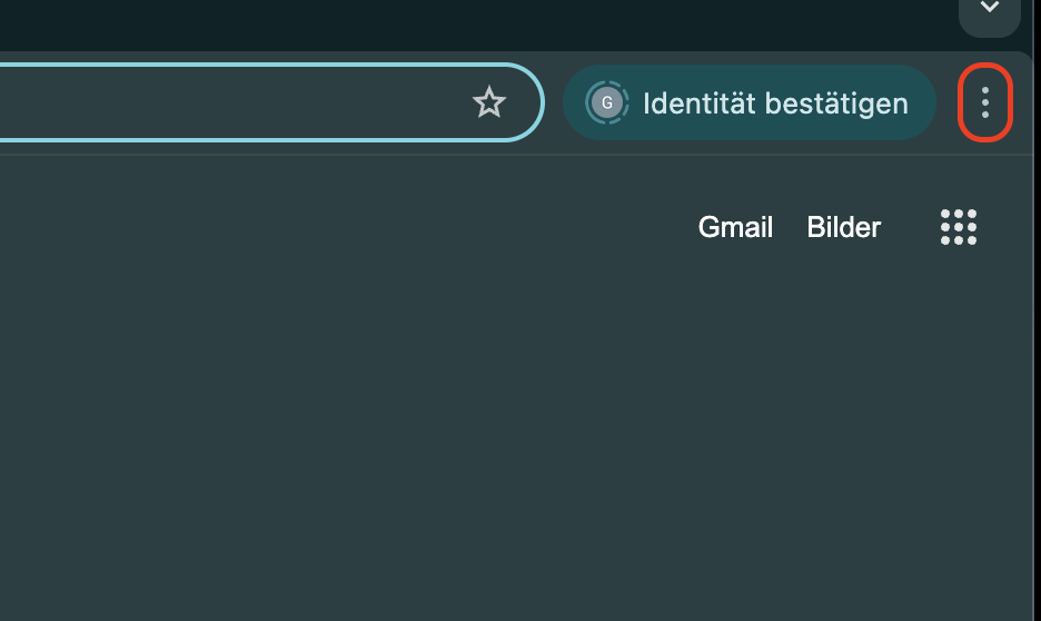 Löschen Sie die Browserdaten, um die Leistung von Chrome zu verbessern. Öffnen Sie Chrome und klicken Sie auf das Menü mit den drei Punkten.
