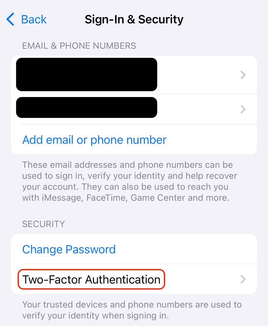 Enable 2FA on your Apple ID by going to System Settings > Apple ID > Sign-In & Security and turning on Two-Factor Authentication for added account security.