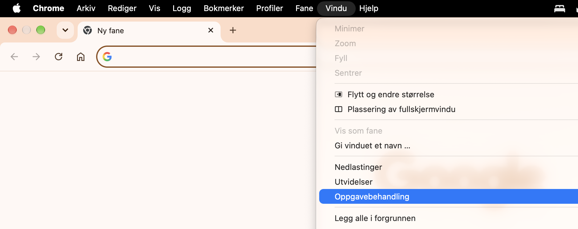 Chromes Oppgavebehandling kan vise deg utvidelsene som kjører på Macen din, og hvilke ressurser de bruker.