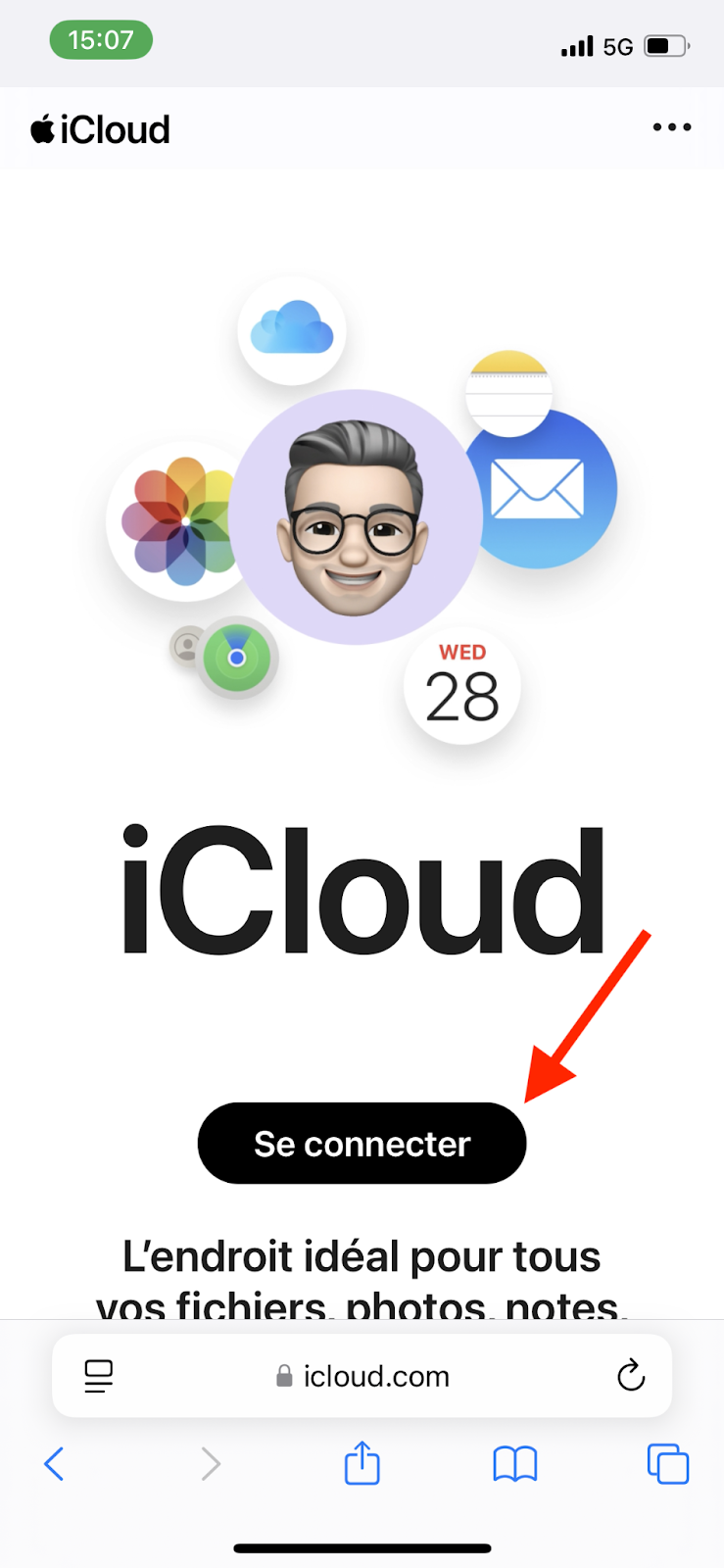 Se connecter à l'iCloud requiert de se rendre sur la page du site officiel, saisir votre Apple ID et vos identifiants de connexion, puis de cliquer sur le bouton Se connecter Se connecter à l'iCloud requiert de se rendre sur la page du site officiel, saisir votre Apple ID et vos identifiants de connexion, puis de cliquer sur le bouton Se connecter