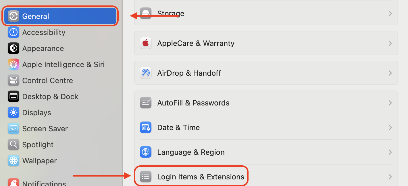 Open System Settings and go to Login Items to view and manage apps that automatically launch when your Mac starts up.