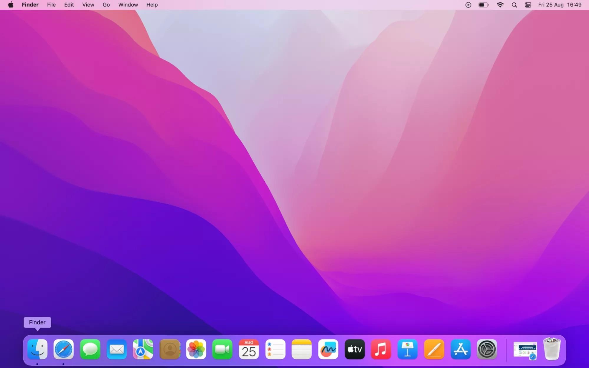 Para poder abrir los elementos reubicados en Mac, debes hacer clic en el icono de Finder que se encuentra en el Dock de tu Mac y abrir una ventana de Finder.