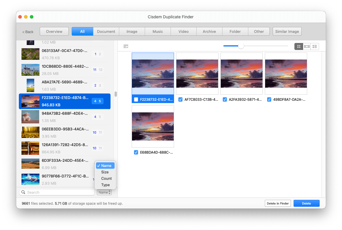 Cisdem Duplicate Finder is an excellent choice for users seeking to delete duplicates across a wide range of file types thanks to its extensive customization options.