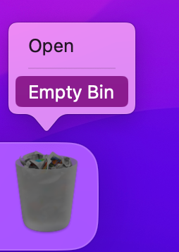 After you have moved all the VMWare Fusion associated files from your Mac to your Bin, right-click on the Bin icon in your Mac Dock and press Empty Bin. After you have moved all the VMWare Fusion associated files from your Mac to your Bin, right-click on the Bin icon in your Mac Dock and press Empty Bin.