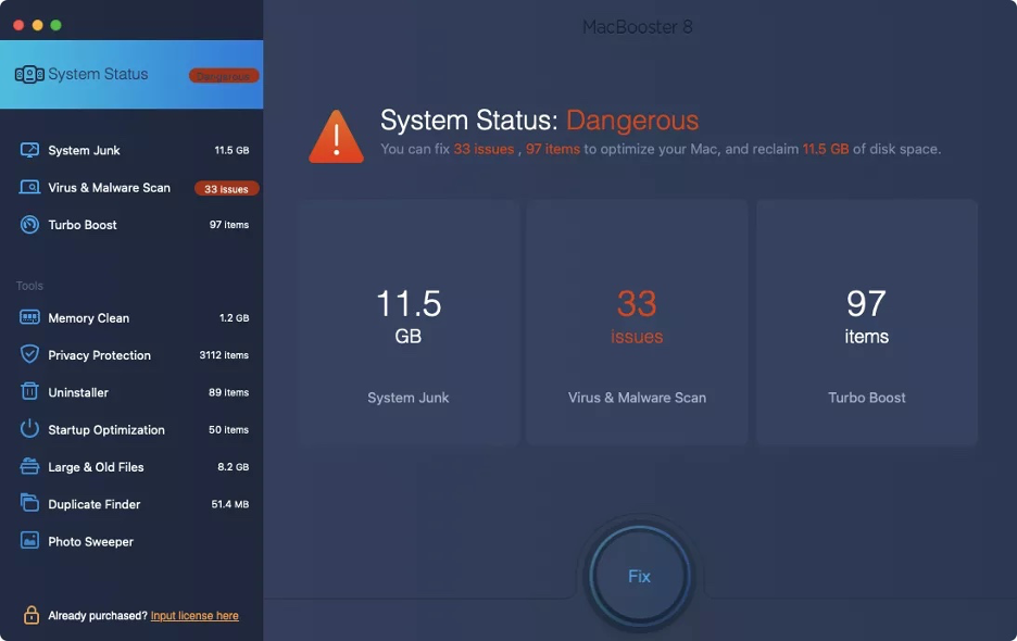 MacBooster can help scan for malware and resolve virus issues with ease and efficiency.