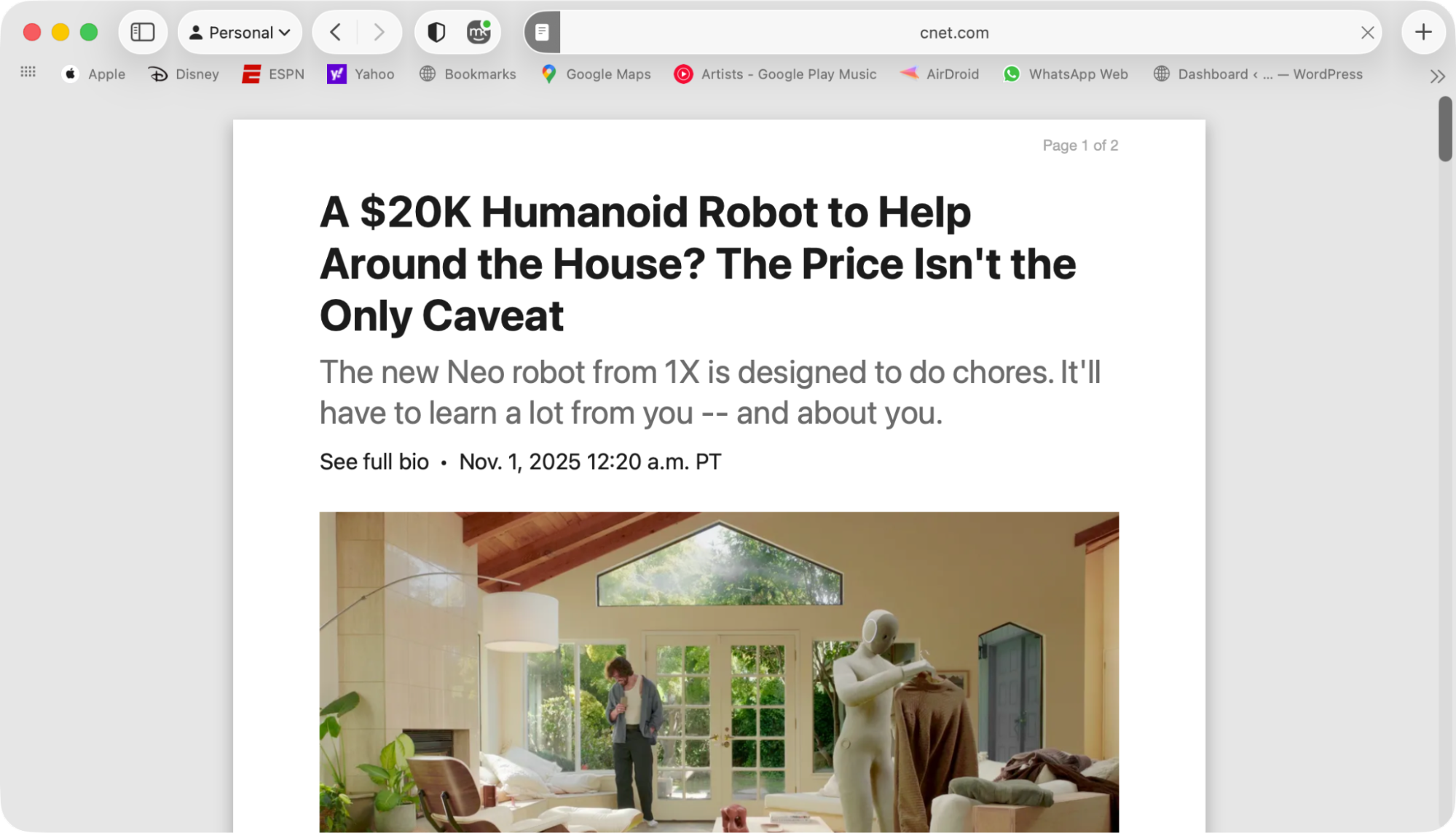 In Reader mode, Safari will only show core text and images on a web page, free of any distractions, including ads. On sites, that support it, you can activate Reader mode by pressing Cmd+Shift+R.