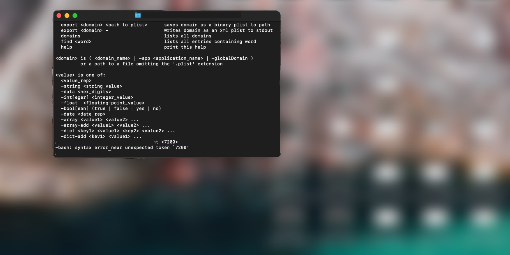 Digita il comando corrispondente nel Terminale per visualizzare la frequenza dei backup.
