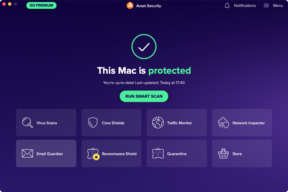 Avast offers several different versions. As well as the free version, there are premium options that add extra features including a VPN client.