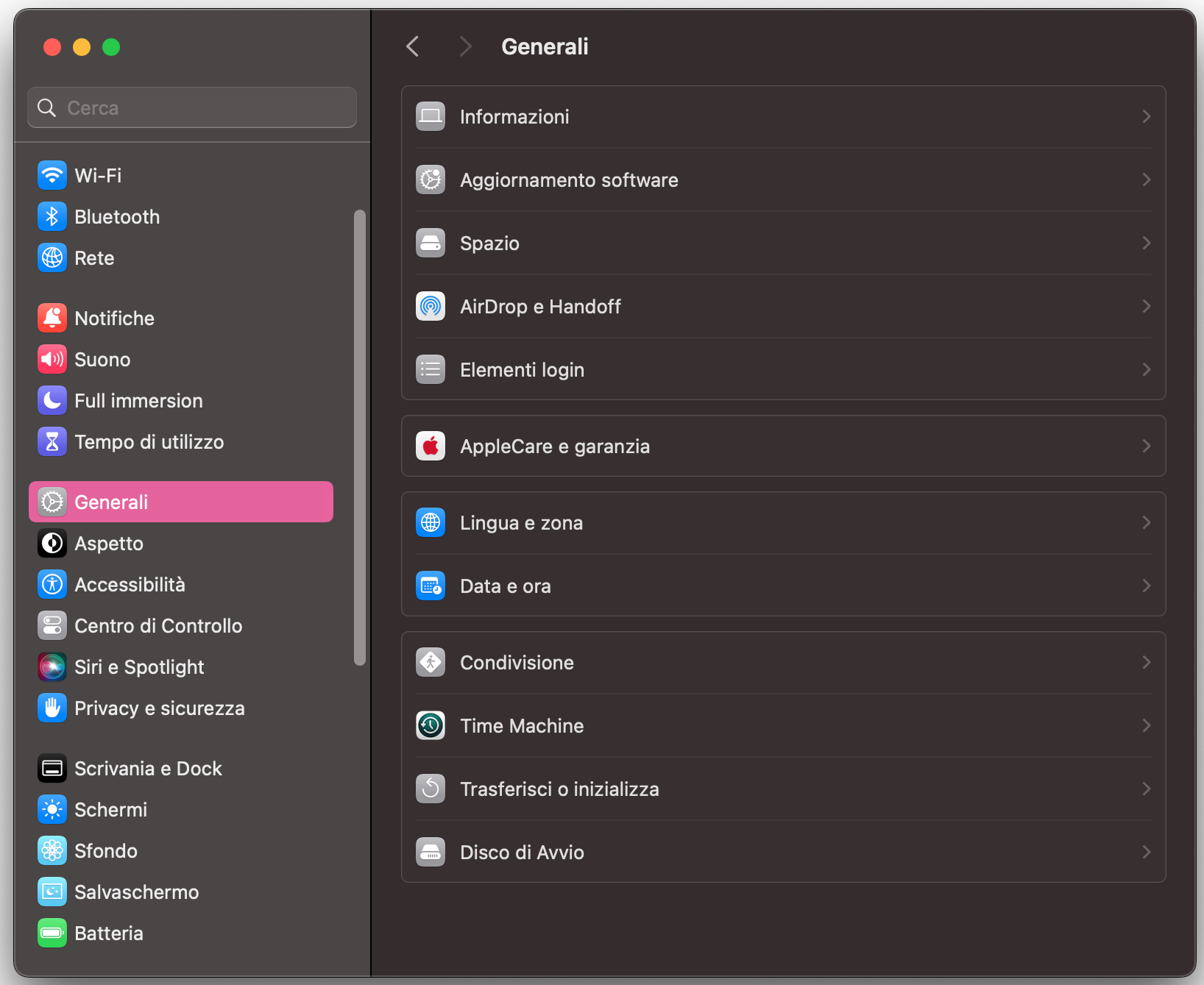 Dovresti sempre mantenere macOS aggiornato. Se ci sono aggiornamenti per Safari, saranno inclusi in quelli di macOS. Vai su Impostazioni di sistema > Aggiornamento software.
