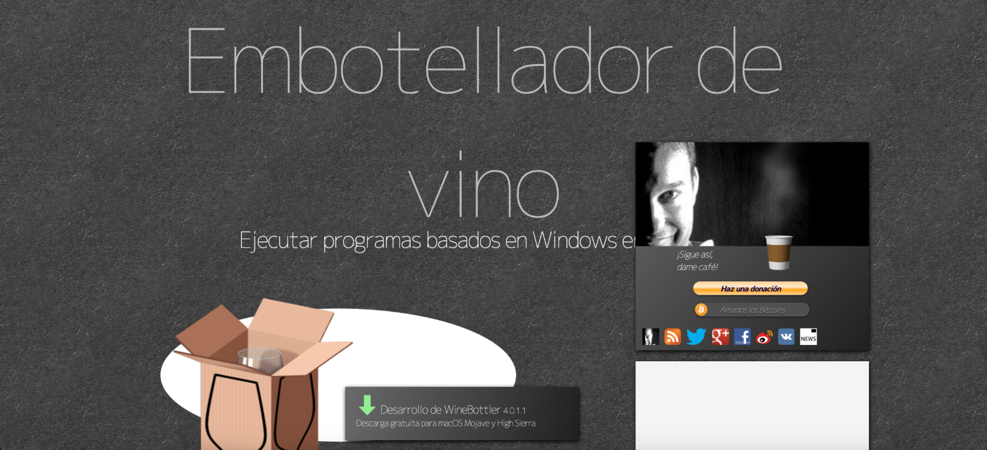 Visita el sitio web de Wine para descargar el programa. Wine te permite utilizar programas de Windows, incluidos archivos EXE, en un Mac o MacBook.