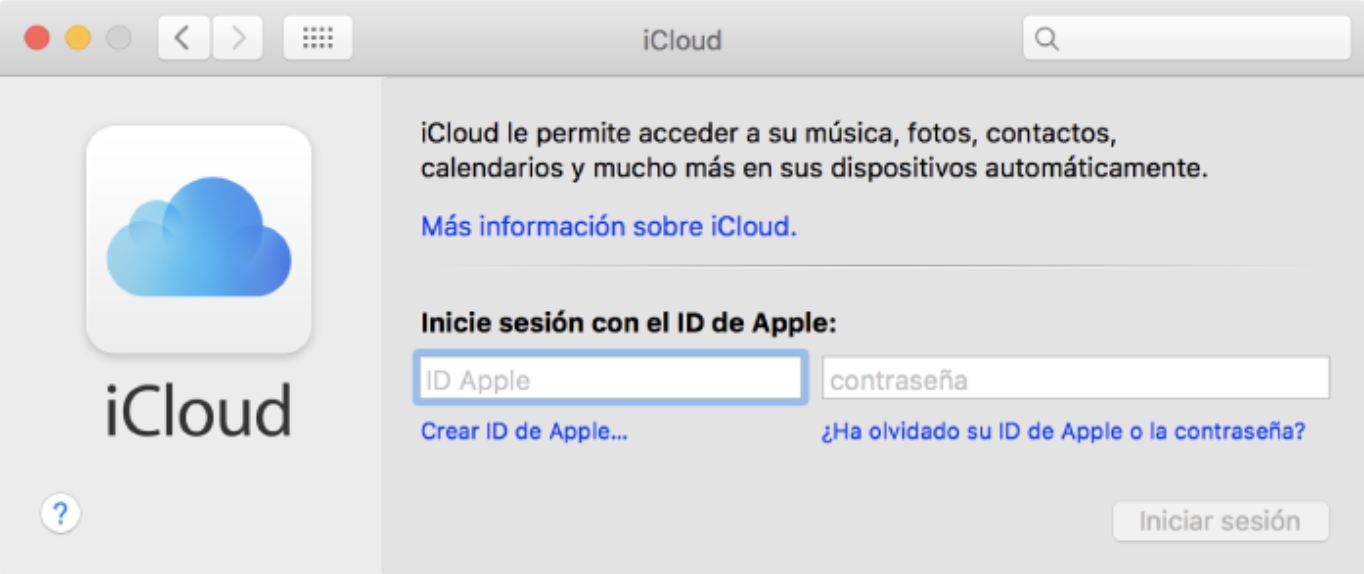 La ventana de inicio de sesión de iCloud en Mac. Para mover archivos de Mac a Mac utilizando el almacenamiento de iCloud, introduce tu dirección de correo electrónico y contraseña de iCloud y, a continuación, haz clic en Siguiente para iniciar sesión. La ventana de inicio de sesión de iCloud en Mac. Para mover archivos de Mac a Mac utilizando el almacenamiento de iCloud, introduce tu dirección de correo electrónico y contraseña de iCloud y, a continuación, haz clic en Siguiente para iniciar sesión.