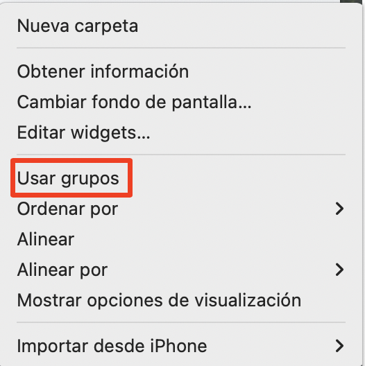 Para limpiar tu Mac con Stacks, ve a tu escritorio > Haz clic con el botón derecho en el fondo. Para limpiar tu Mac con Stacks, ve a tu escritorio > Haz clic con el botón derecho en el fondo.