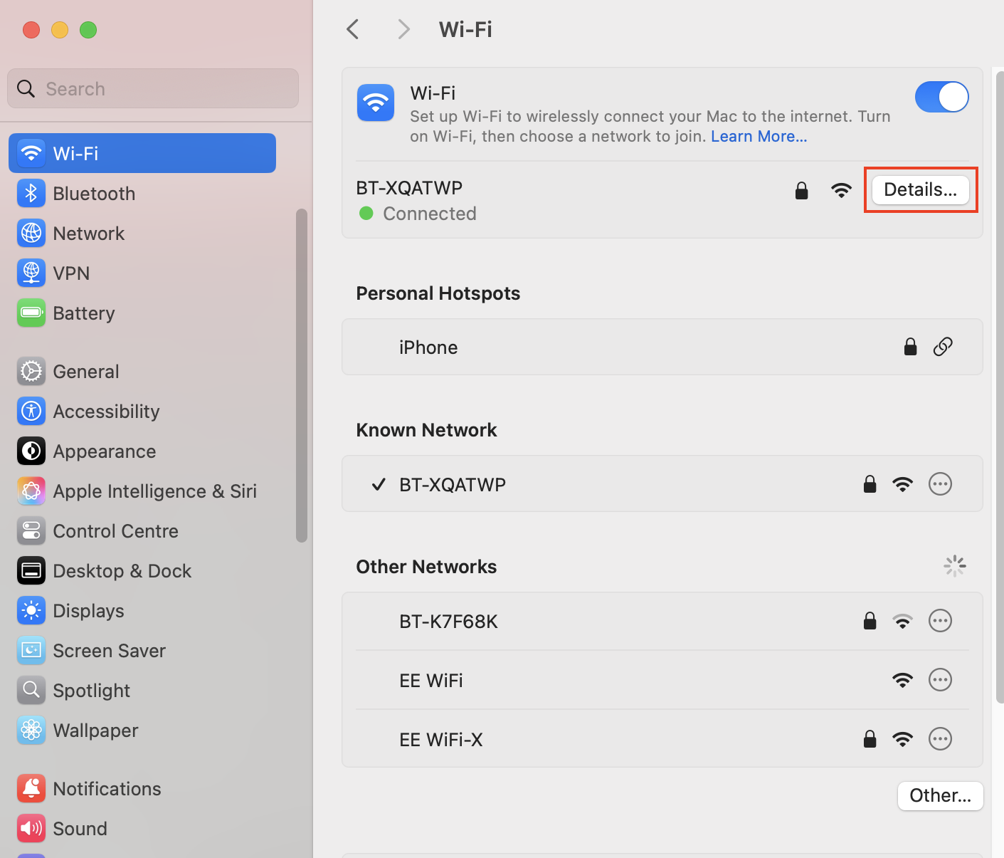 Find your IP address without needing to enter the Mac ipconfig command in Terminal by using the Wi-Fi Settings page in Apple's System Settings. Find your IP address without needing to enter the Mac ipconfig command in Terminal by using the Wi-Fi Settings page in Apple's System Settings.