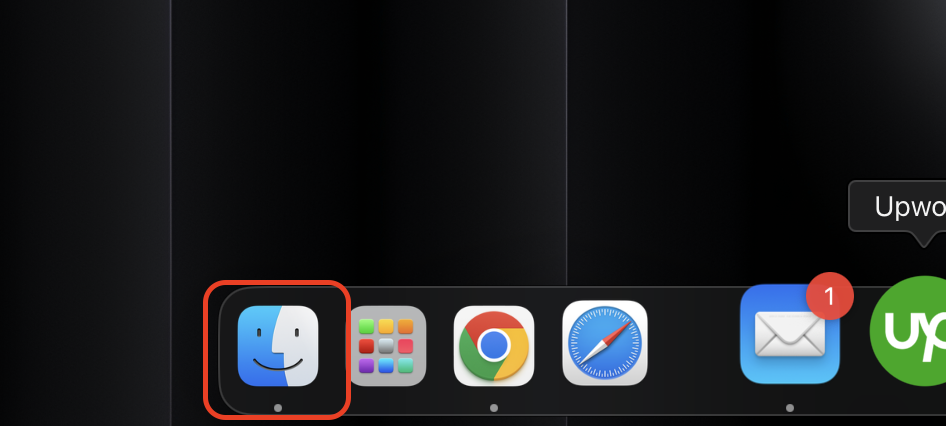 Beginnen Sie mit der Finder-Anwendung in diesem vierstufigen Verfahren, um die Option Gehe zu Ordner im Menü Gehe zu zu finden und den Cache von Safari auf dem Mac zu löschen.
