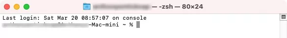 Start de camera via Terminal om problemen met de Mac-camera op te lossen. Ga naar Applicaties > Hulpprogramma’s > Terminal in Finder.