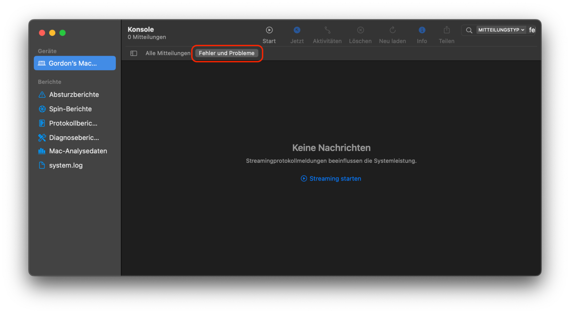 Um den Vorgang abzuschließen, öffnen Sie die Konsole und überprüfen Sie nun mithilfe der Funktion Fehler und Probleme die Wahrscheinlichkeit von Fehlern. Wenn keine Fehler gefunden werden, ist das Problem mit Ihrem Flash-Laufwerk behoben.