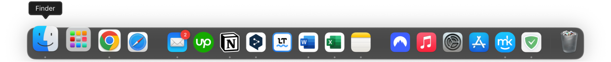 Das Öffnen einer App mit Rosetta kann manchmal den Fehler Kann nicht geöffnet werden beheben. Suchen Sie dazu die problematische App im Finder und klicken Sie mit der rechten Maustaste darauf, um sie mit Rosetta zu öffnen.