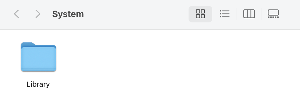 In de map System vind je een andere map genaamd Library. Hier kun je gegevens verwijderen en zo systeemopslagruimte op je apparaat vrijmaken.