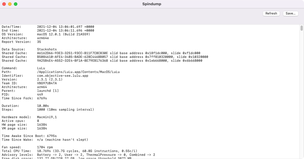 Stuur het voltooide Spotlight-diagnoserapport naar Apple Support.