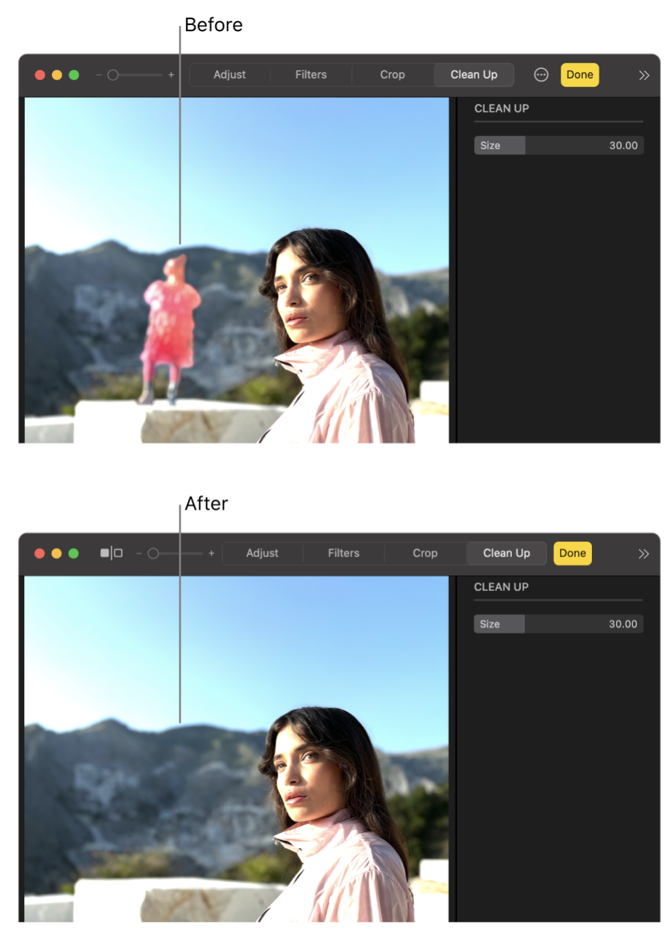 You’ll never be able to take a bad picture again with Apple OS software now being able to edit any imperfect photos for you in seconds.  JUst head to your Photos app, find the image you want to change and go through the editing options until your happy. Then just press Done to save changes.