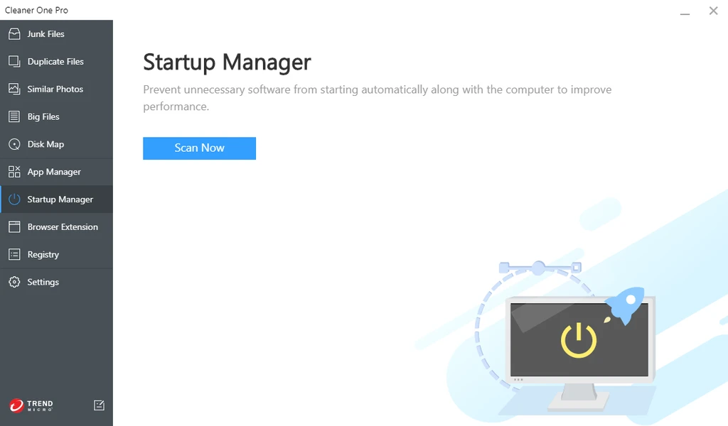 Inside Startup Manager, scan through the full list of login items and services launching with your Mac, then toggle off the ones you don't need.