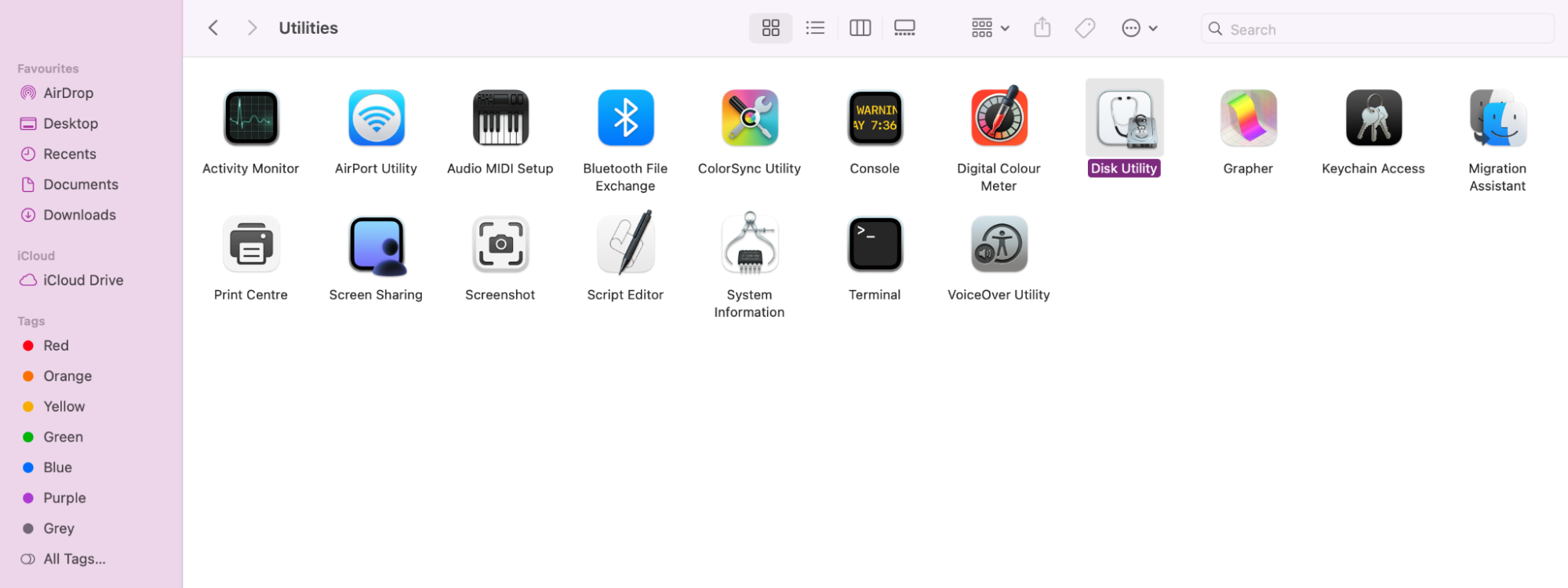 To check and fix your permissions, you can use Disk Utility. You can open the app in Finder from the Utilities folder.