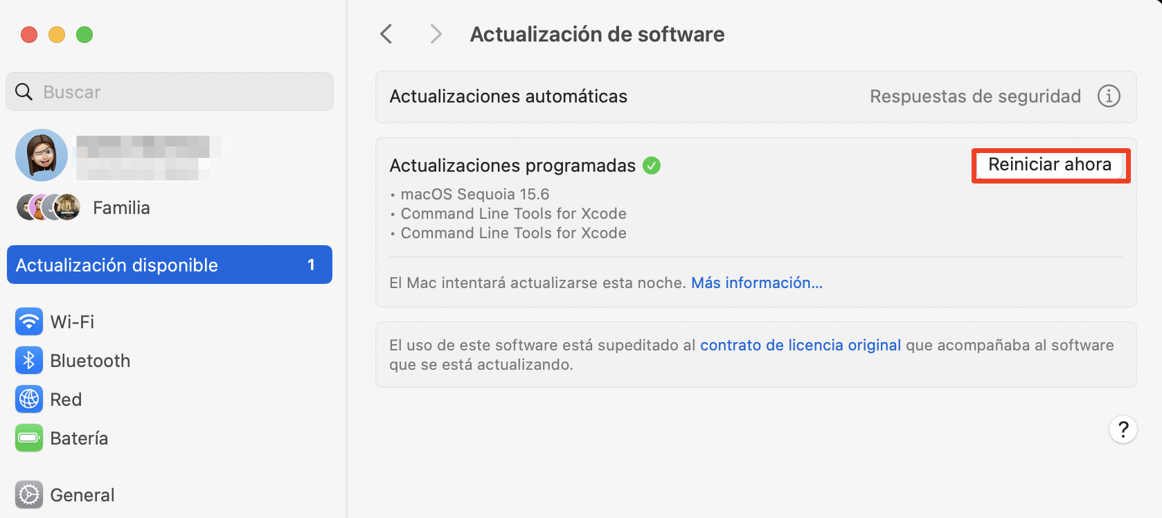 Haz clic en el botón Reiniciar ahora en Ajustes del Sistema para actualizar a la última versión del software disponible para tu Mac. Esto podría solucionar el problema de una aplicación que no se abre en tu dispositivo.