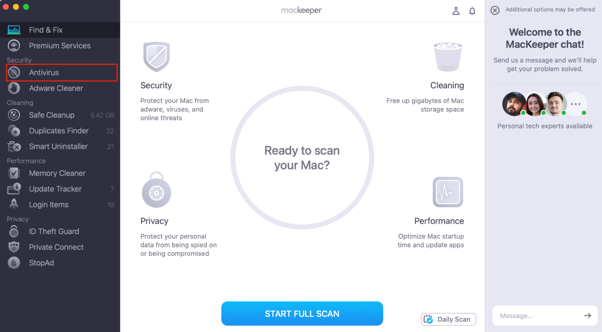 When you launch Startup Security Utility, you should also do other security checks on your Mac. Check for malware by opening MacKeeper and choosing Antivirus. When you launch Startup Security Utility, you should also do other security checks on your Mac. Check for malware by opening MacKeeper and choosing Antivirus.