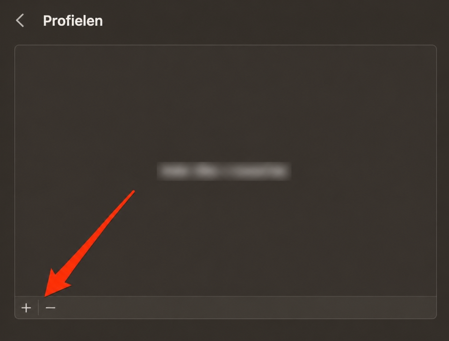 Systeeminstellingen op Mac met het menu Profielen. Selecteer eventuele kwaadaardige profielen die je niet hebt aangemaakt en klik vervolgens op de knop – om ze te verwijderen.