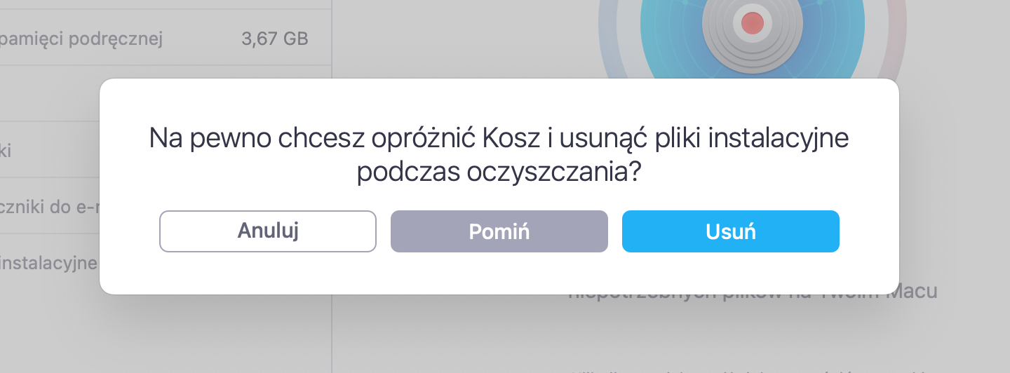 Na koniec musisz nacisnąć Usuń, aby zakończyć proces.