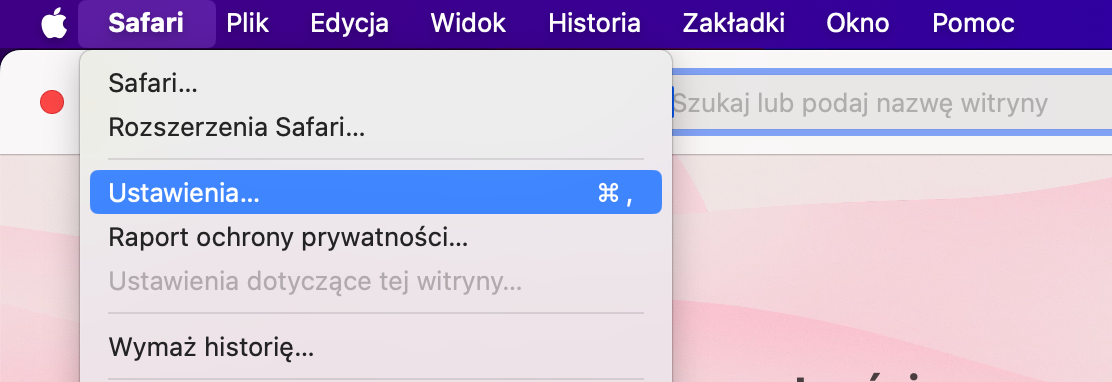 Aby usunąć wtyczki z Maca i zmniejszyć nagromadzenie innej pamięci masowej, otwórz przeglądarkę i kliknij ustawienia. Następnie poszukaj Wtyczek i rozszerzeń, aby usunąć te, których nie potrzebujesz, w celu poprawy miejsca na dysku.
