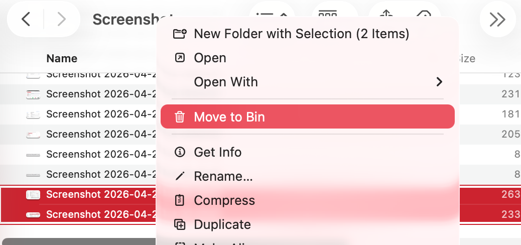 Once you've identified files that you can delete from your Downloads folder, move them to your Bin or Trash, and empty it. It's a quick and easy way to save some space on your hard disk.
