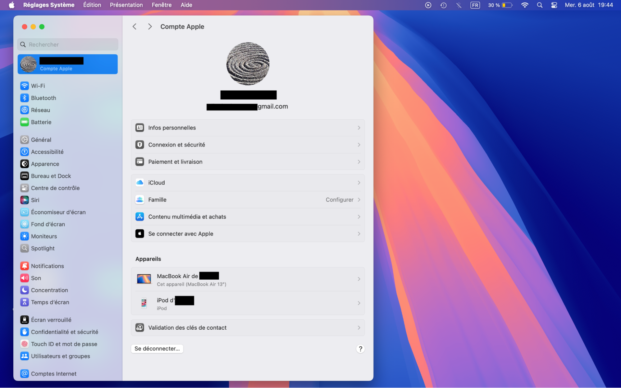 Si vous voulez importer vos photos iCloud sur votre Mac, ouvrez d’abord les paramètres de votre compte Apple. Cette étape vous permettra de transférer vos images d’iCloud à votre MacBook et de les rendre plus facilement accessibles sur votre ordinateur.