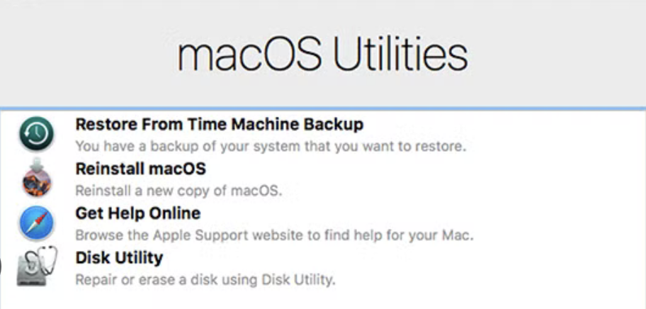 After releasing the Cmd + R keys, you’ll soon see the Utilities Window, where you’ll be able to click on the Reinstall macOS Mojave option when you’re ready. Press Continue and follow all on-screen instructions.