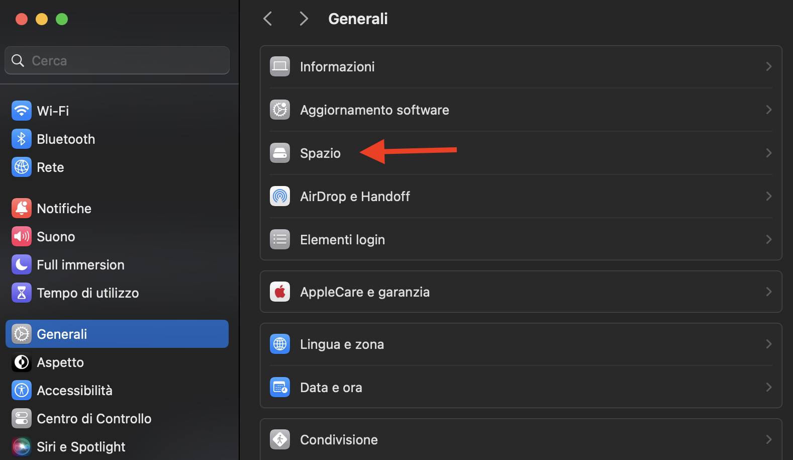 Nelle Impostazioni di Sistema, vai su Generali > Archiviazione. Qui troverai un grafico a barre ordinato per diverse sezioni e categorie. Puoi passare il mouse sulle sezioni per identificare la quantità di spazio disponibile, inclusi i file macOS e i file Altro sotto i dati dell'etichetta Sistema.