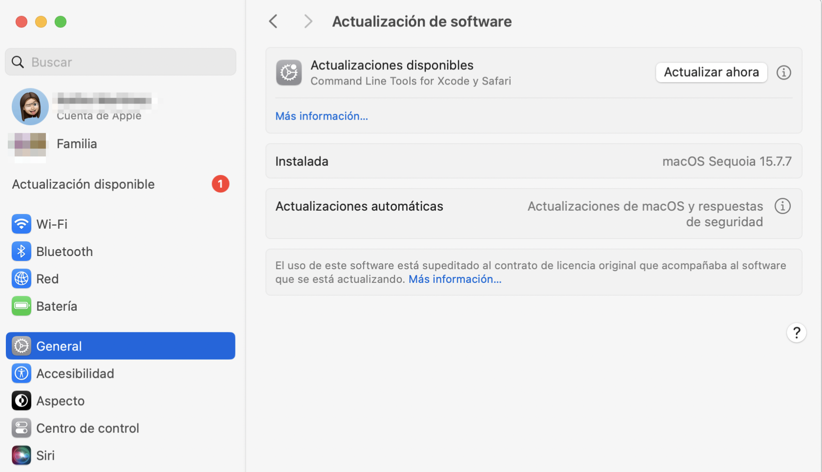 Una vez completada la descarga, tu Mac se reiniciará automáticamente.