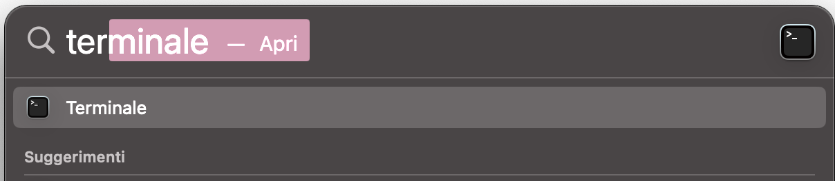 Per aggiornare il browser Safari tramite Terminale, come alternativa alle Impostazioni di sistema, apri l’app Terminale.